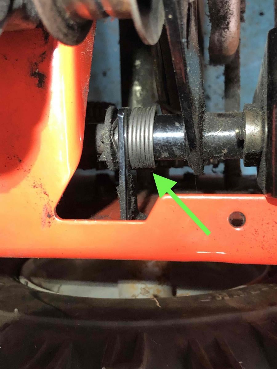 Mystery Spring on 926101 (926LE): Need Help - Snowblower ... a diagram of torsion spring 