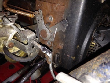 Toro 824 carb linkage with extra spring? - Snowblower ... throttle cable wiring diagram 